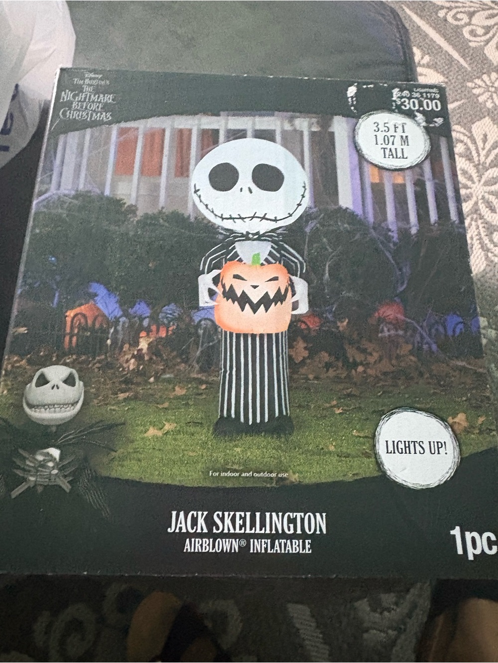 Disney Jack Skellington inflatable